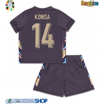 Maglie da calcio Inghilterra Ezri Konsa #14 Seconda Maglia Bambino Europei 2024 Manica Corta (+ Pantaloni corti)